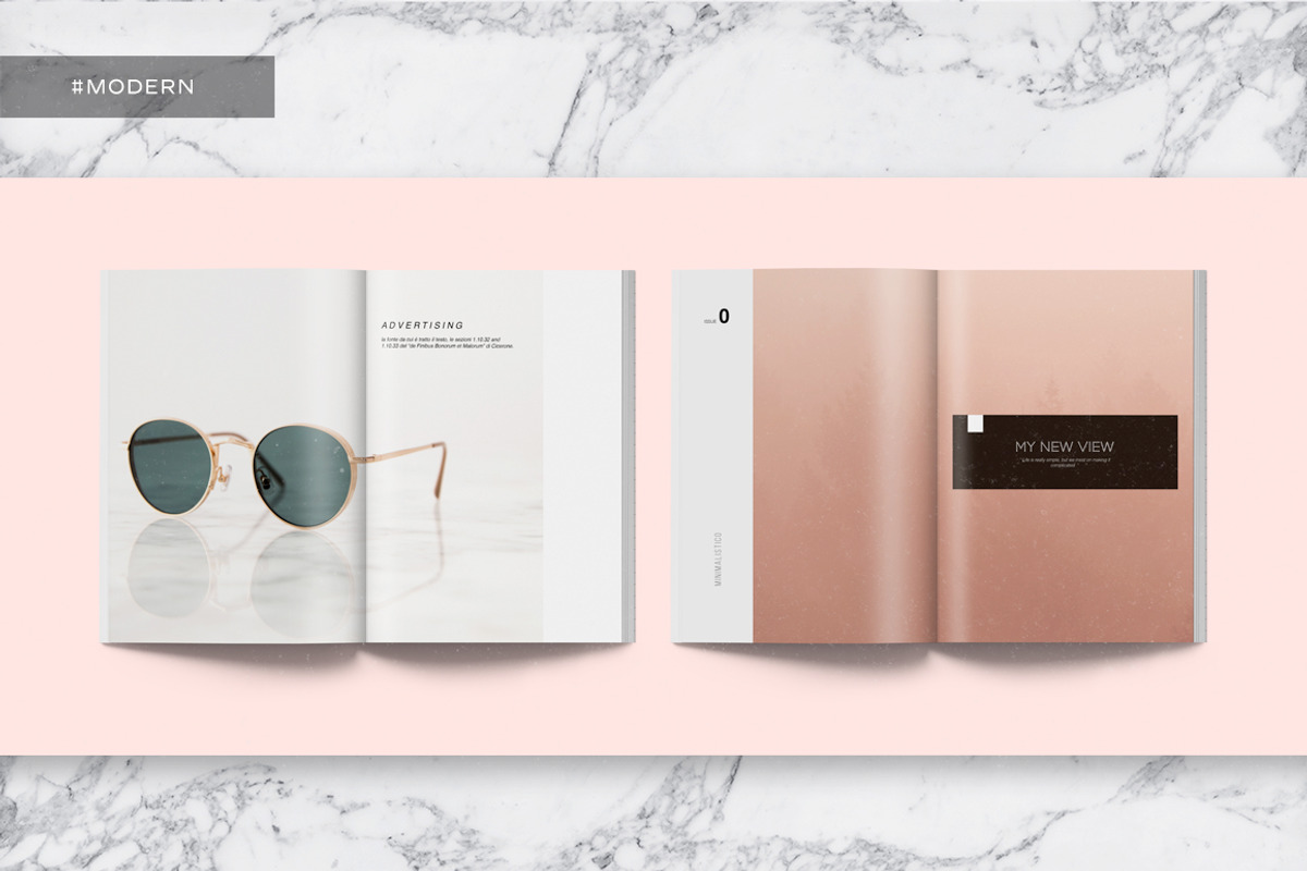 Minimal Magazine Template, a Magazine Template by n.A Studio (Photo 6 of 9)