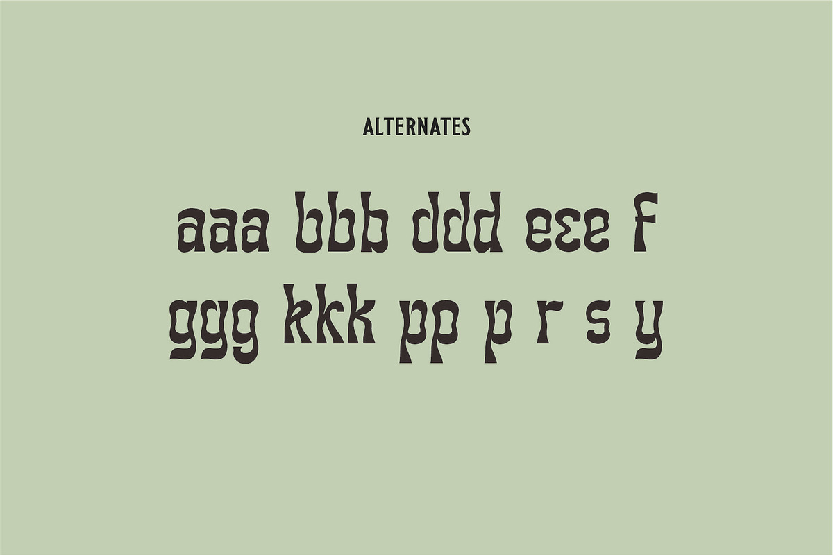HEMPIST - Psychedelic Typeface, a Sans Serif Font by Havinkpen (Photo 8 of 8)