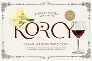 Korcy, a Font by Wildan Type (Thumbnail 1 of 9)