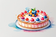 Handmade Cake & Pie Vectors, an Illustration by hafijul (Thumbnail 11 of 12)