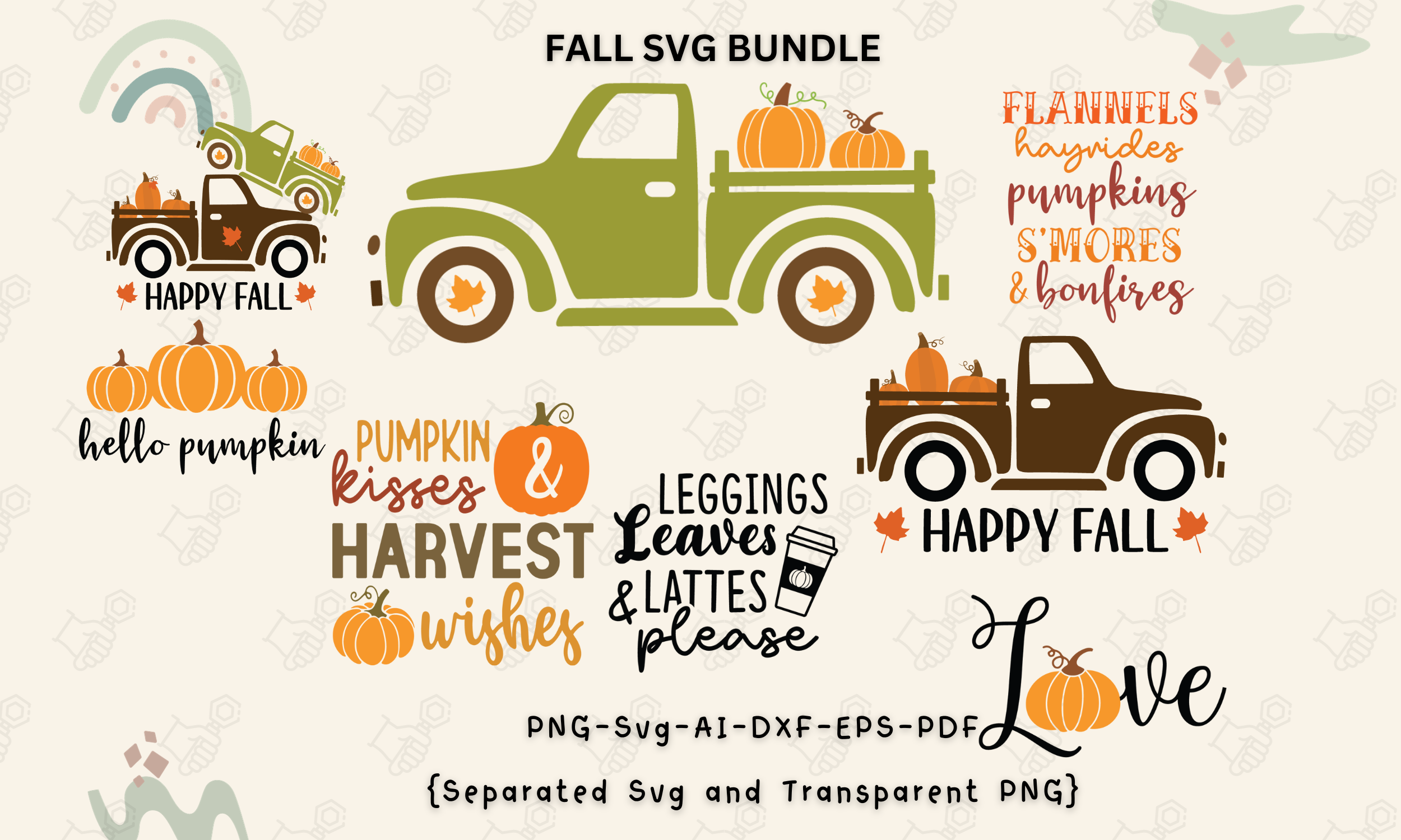 Fall SVG Bundle, Fall svg cut file