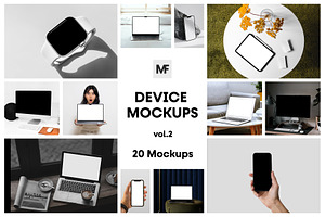 Electronic Device Mockups Vol.02