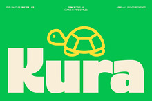 Kura – Funky Bold Display Sans Font