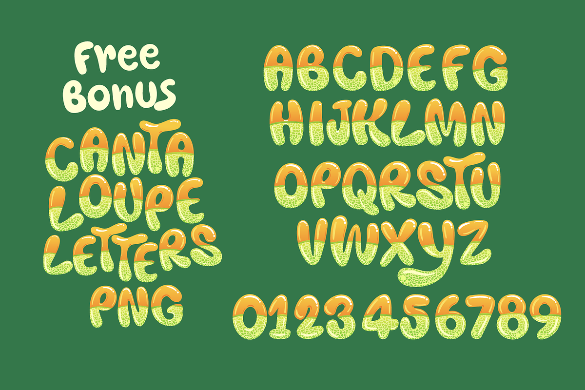 Tropical Fruit, a Sans Serif Font by BBtypeStudios (Photo 13 of 16)
