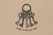 Ready to find your door, an Object Illustration by Vectorlina (Thumbnail 1 of 4)