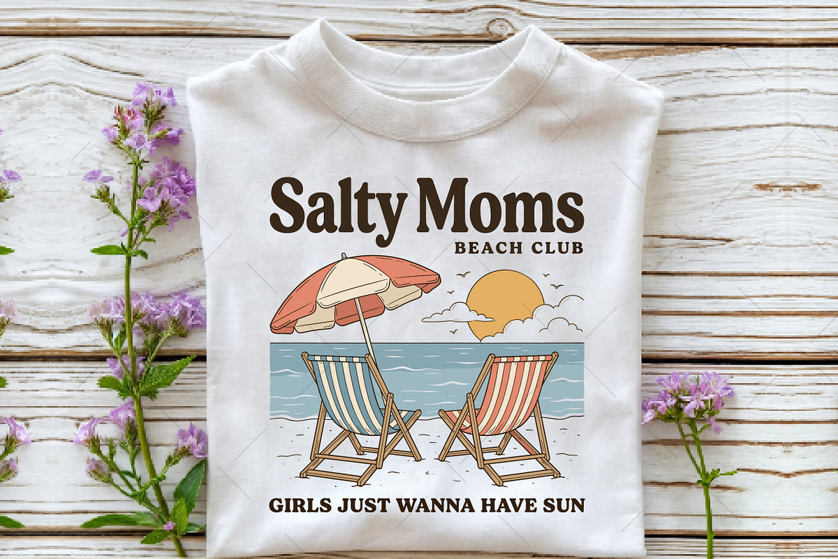 Salty Moms Beach Club PNG, an Illustration by OK Design (Photo 5 of 5)