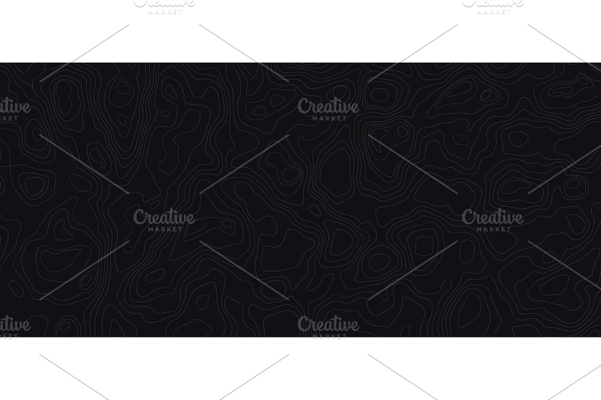 gold wide topographic map view from, an Illustration by IfH