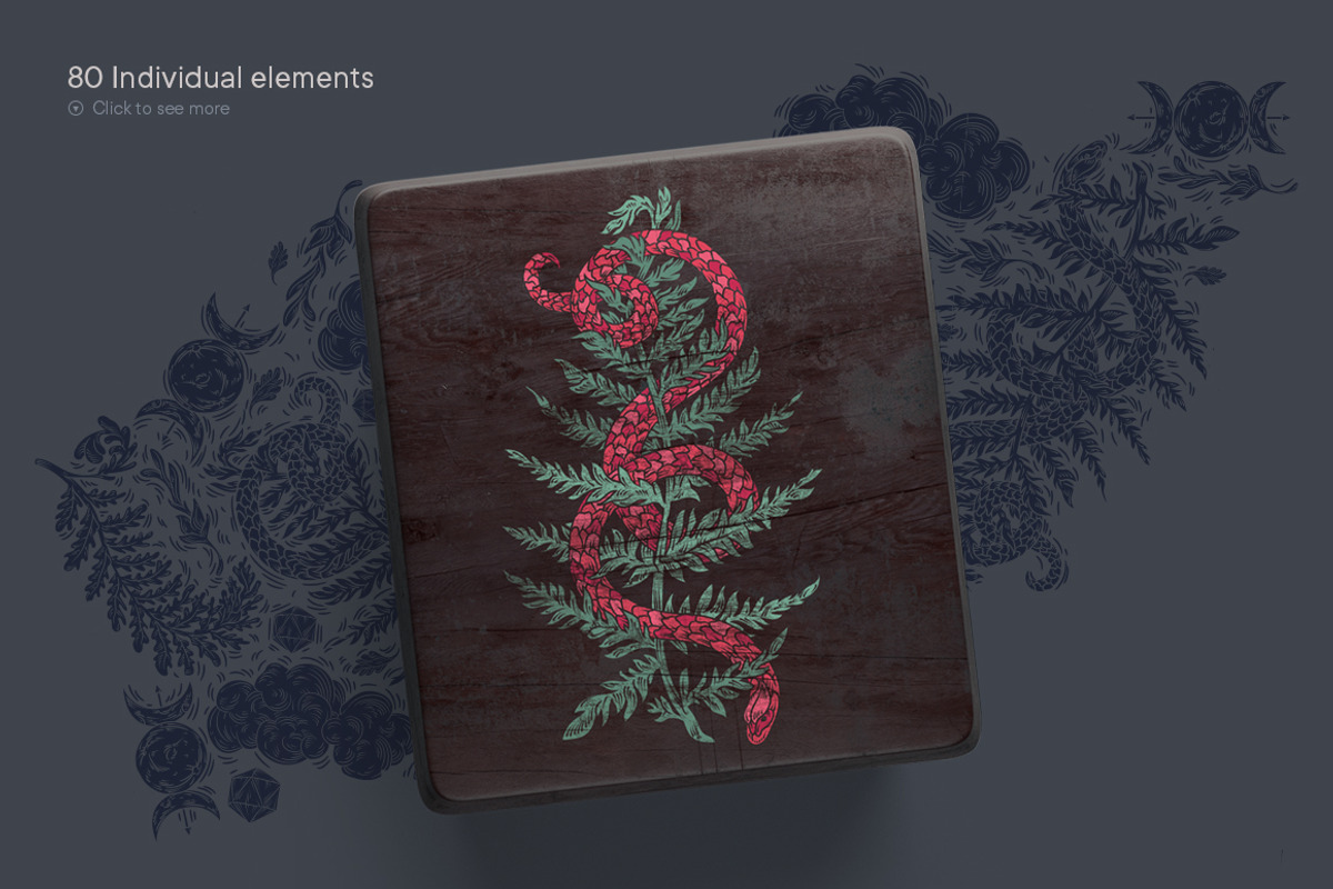 The Alchemical Mystery collection, a Pattern Graphic by Piñata (Photo 4 of 15)