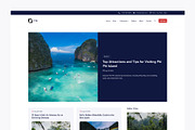 Cabin Travel Blog WordPress Theme, a WordPress Template by DesignOrbital (Thumbnail 2 of 2)