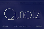 Qunotz | Display Sans, a Sans Serif Font by Krismagraph (Thumbnail 1 of 10)