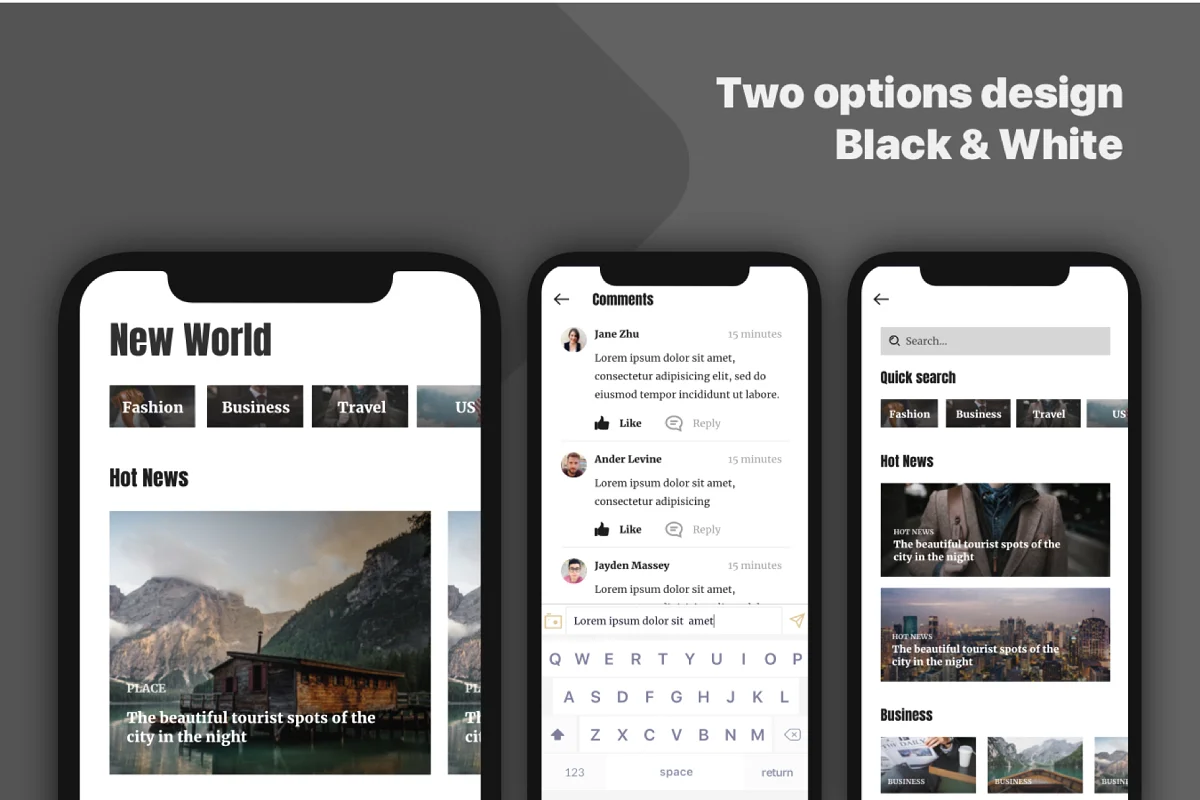 Caily News - Magazine & News App, an App Template by Capi Product (Photo 4 of 6)
