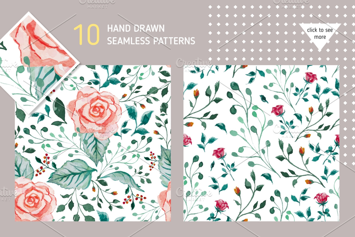 *Romantic floral *, a Decorative Illustration by OlgaAlekseenko (Photo 3 of 5)