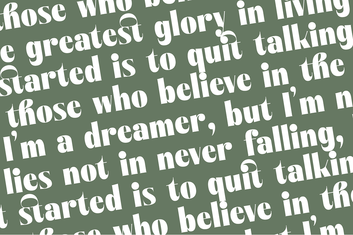 Bistika Modern Display Serif, a Serif Font by timelesstype.co (Photo 17 of 20)