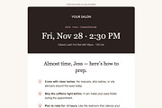 Salon Client Email Kit - 5 Emails, an Email Template by Art Club (Thumbnail 3 of 6)