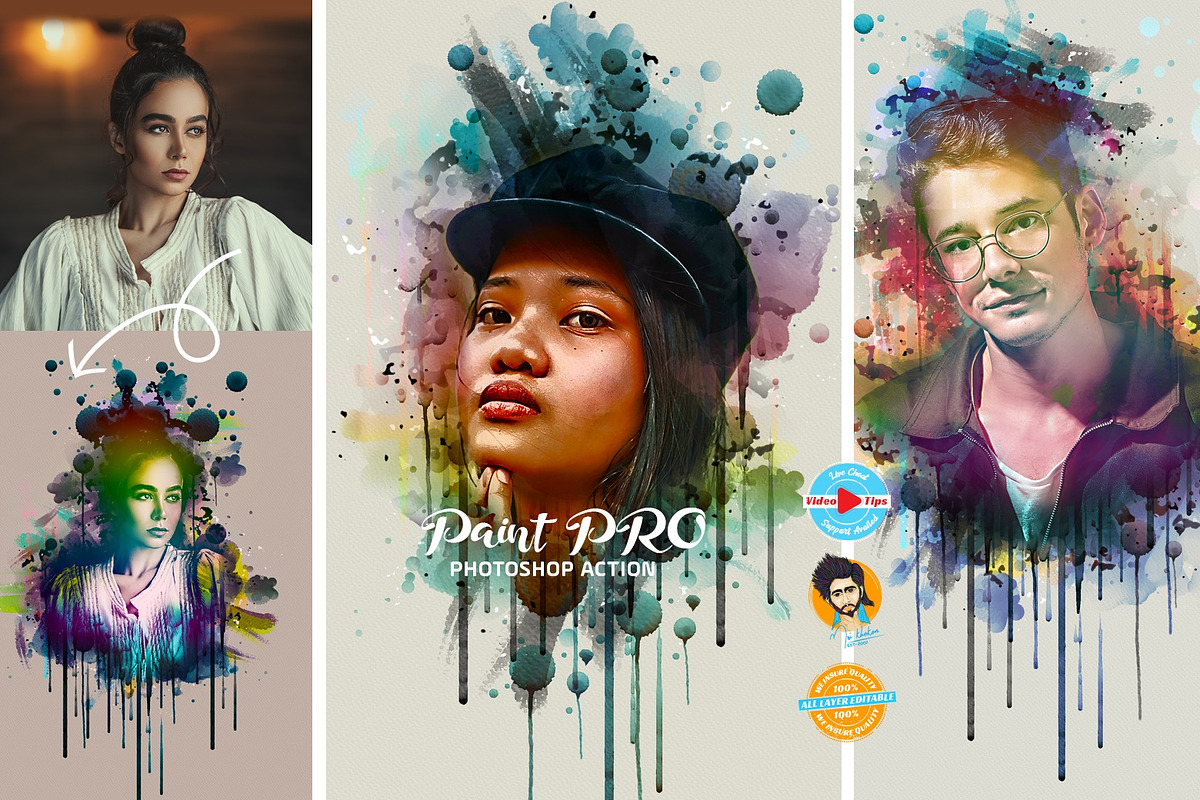 Professional Portrait Paint Effect, an Action Add-On by MRI STUDIO (Photo 1 of 8)