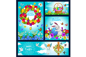 Happy Easter Posters And Banner