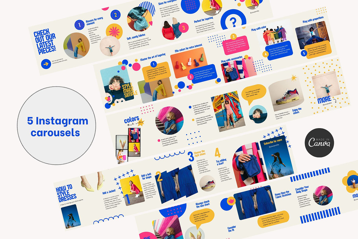 100+ Instagram Template Kit | Canva preview 7