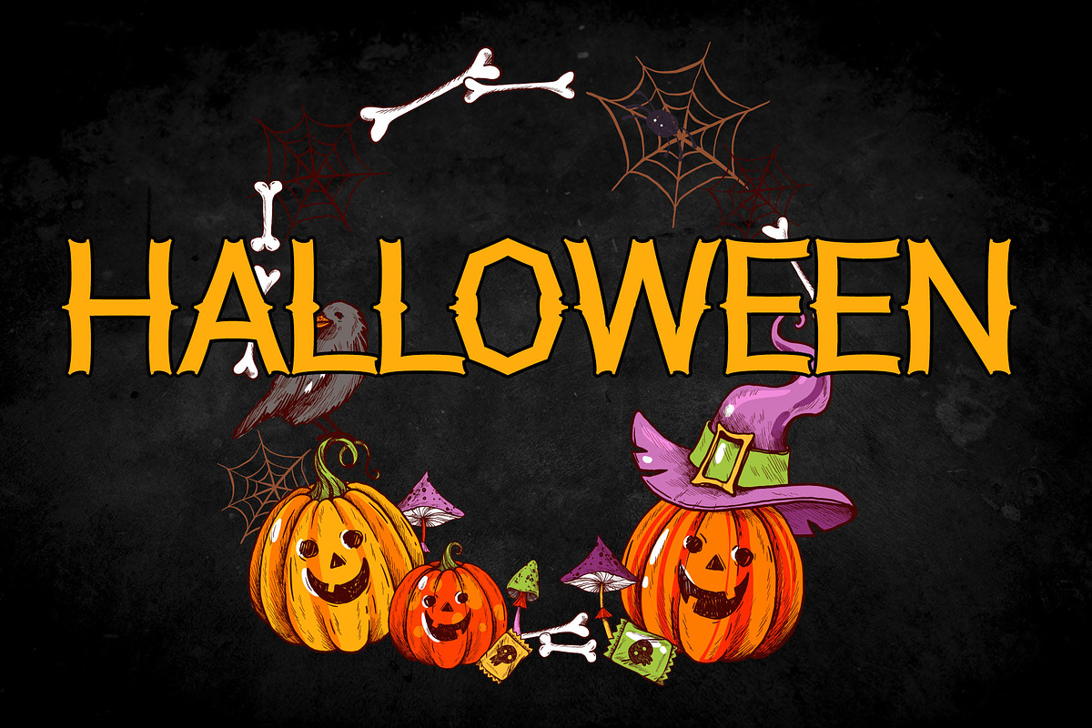 Halloween Monster Font preview 4
