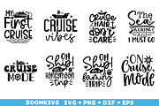 Cruise SVG Bundle 40 Designs, an Illustration by ZoomkSVG (Thumbnail 3 of 7)