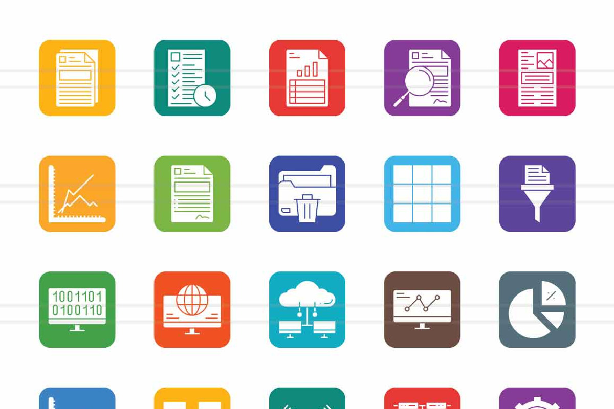 Data Sharing Filled Round Corner, an Icon by IconBunny (Photo 2 of 2)