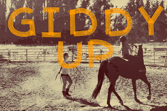 Giddy Up Font