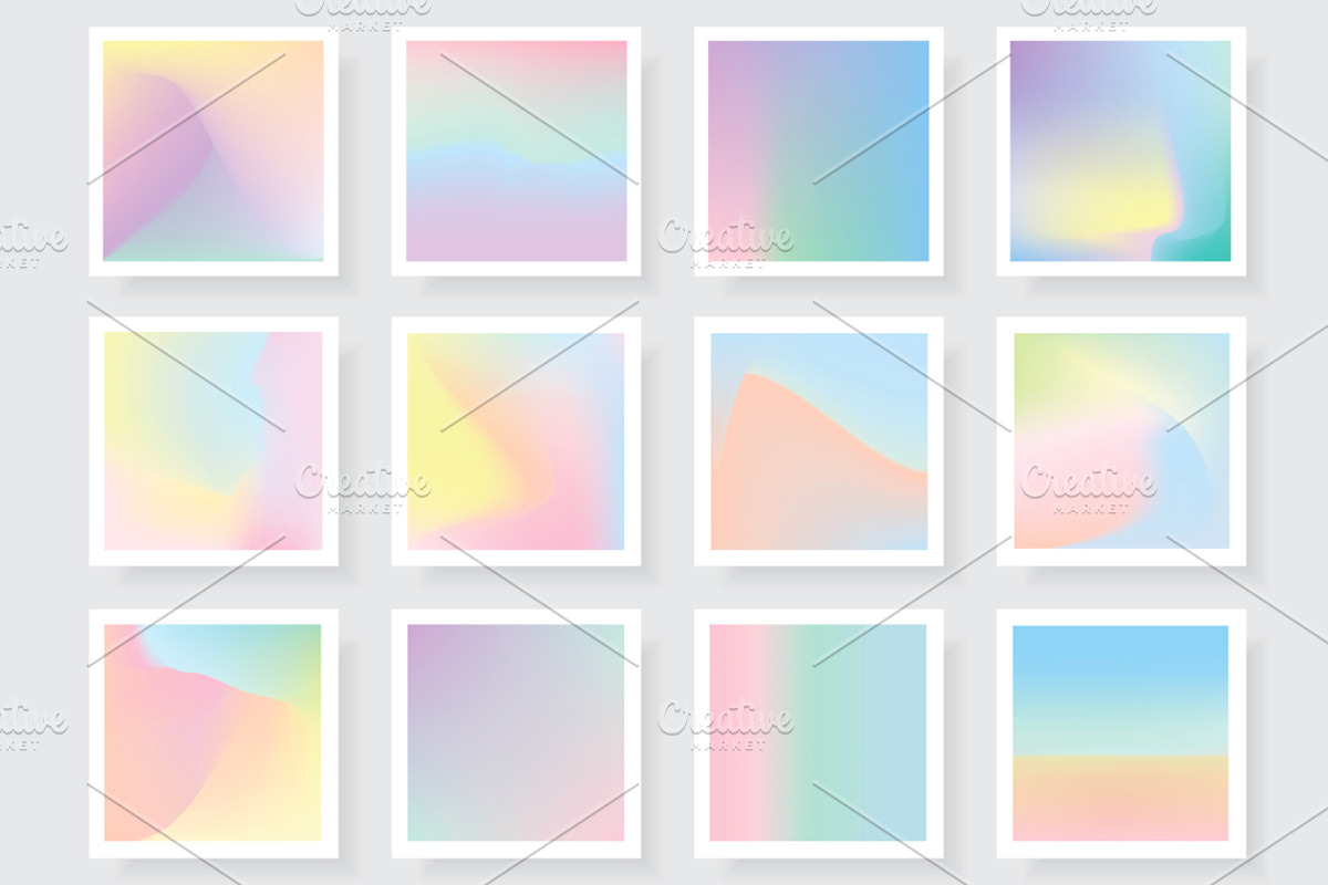 Holographic gradients, a Texture Graphic by Polar Vectors (Photo 15 of 17)