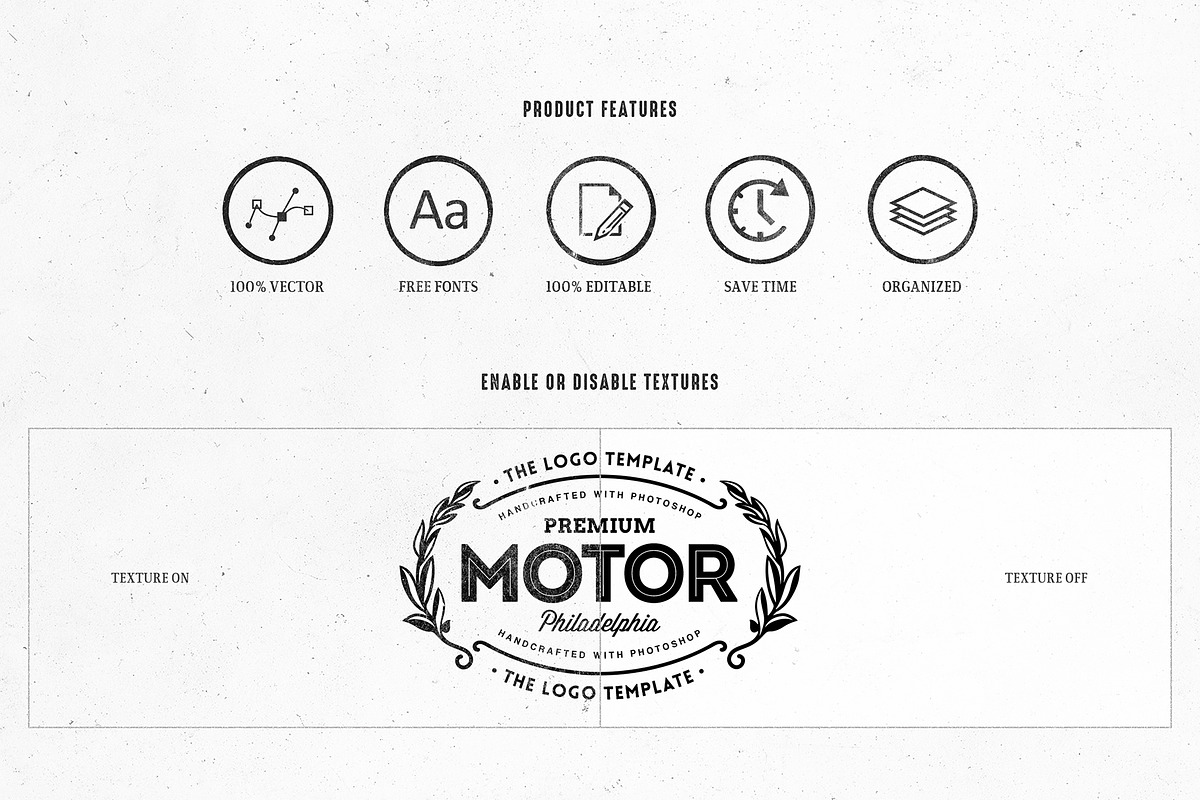 Retro Logo Templates V.03, a Branding & Logo Template by Easybrandz (Photo 4 of 4)
