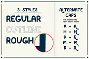 Knackered Font, a Sans Serif Font by Zach Terrell Design (Thumbnail 2 of 4)