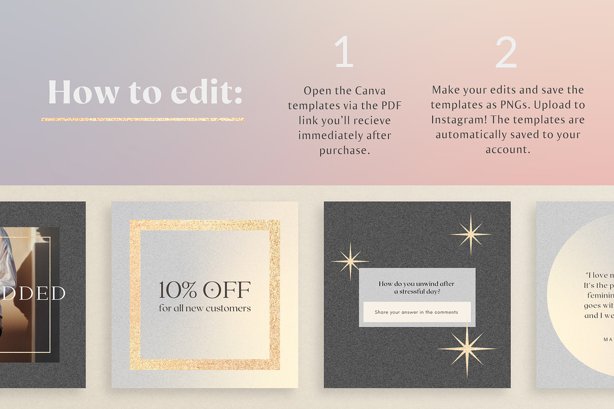Small Business Instagram Templates, a Social Media Template by Galaxybomb (Photo 9 of 10)