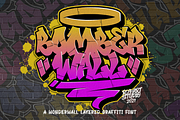 Bomber Wall Graffiti Font, a Script Font by Rochart (Thumbnail 1 of 10)