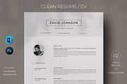Resume, a Marketing Template by UX-group (Thumbnail 1 of 3)