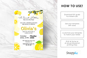 Sweet Little One Lemon Baby Shower, a Card Template by Snapybiz (Thumbnail 5 of 10)