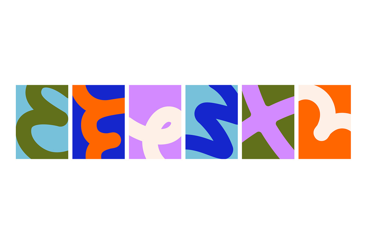 Abstract posters, doodle cards set, a Decorative Illustration by Good Studio (Photo 3 of 12)