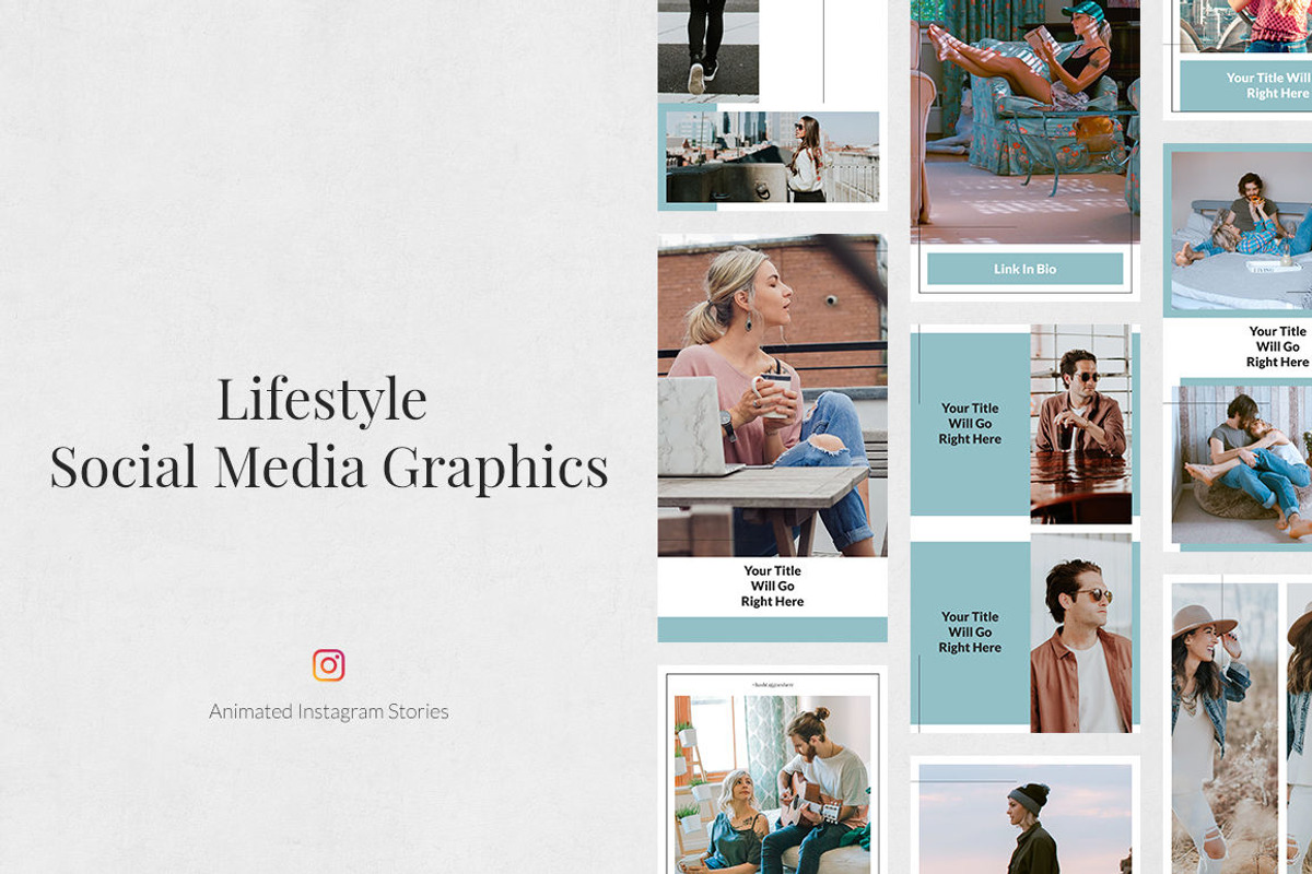 Lifestyle Animated Instagram Stories, a Social Media Template by Social Corner Graphics (Photo 1 of 9)