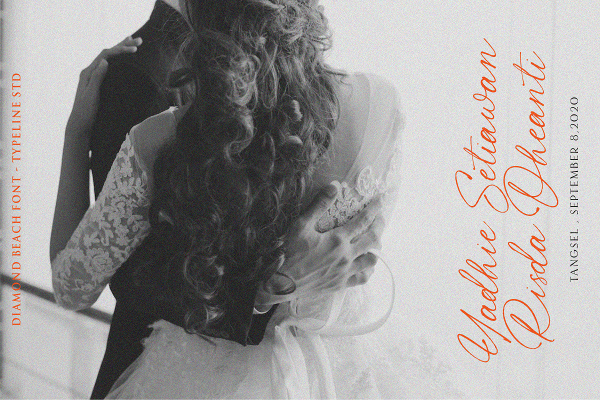 Diamond Beach Handwritten Font, a Font by typeline studio (Photo 2 of 8)