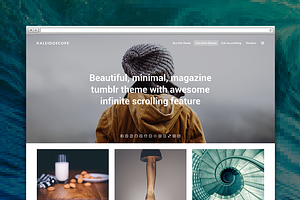 Kaleidoscope tumblr theme