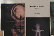 100 Grainy Gradients. Posters, a Background Graphic by Purple (Thumbnail 5 of 11)