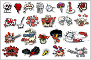 Comic Book Explosions Bundle, an Illustration by Vector Clash (Thumbnail 6 of 10)
