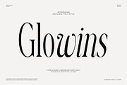 Glowins Minimalist Family Serif Font, a Serif Font by Graphicxell (Thumbnail 1 of 8)