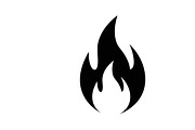 Bold black fire flame icon vector, an Illustration by Amazin_art (Thumbnail 8 of 29)