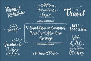 Summer Overlays and lettering