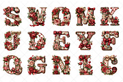 Valentine Patchwork Alphabet, an Illustration by SinaCreation (Thumbnail 2 of 7)