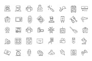 Technologies Vector Outline Icons, an Outline Icon by Tettygreen (Thumbnail 5 of 5)