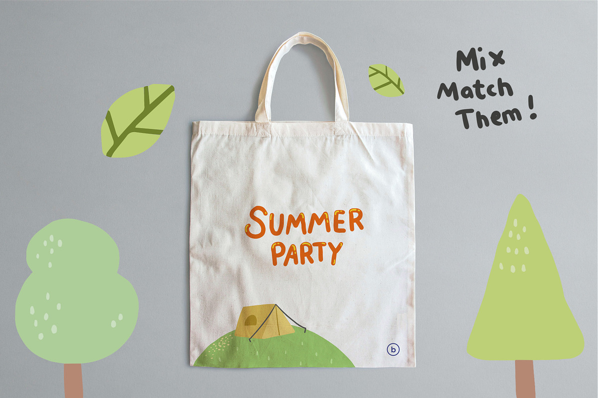 Summer Fun Elements bundle, a Seasonal Illustration by RizkaNurfazrina (Photo 2 of 9)