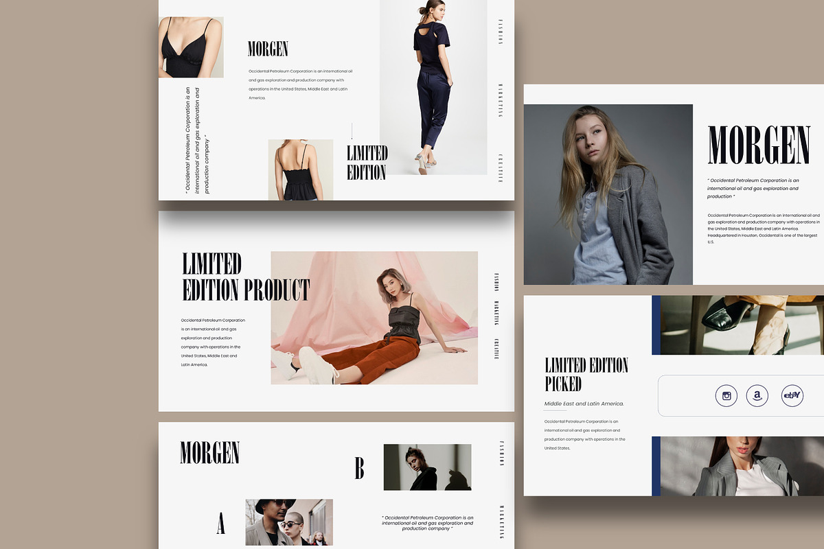 Morgen Lookbook Powerpoint, a Presentation Template by Visualin.std (Photo 4 of 8)