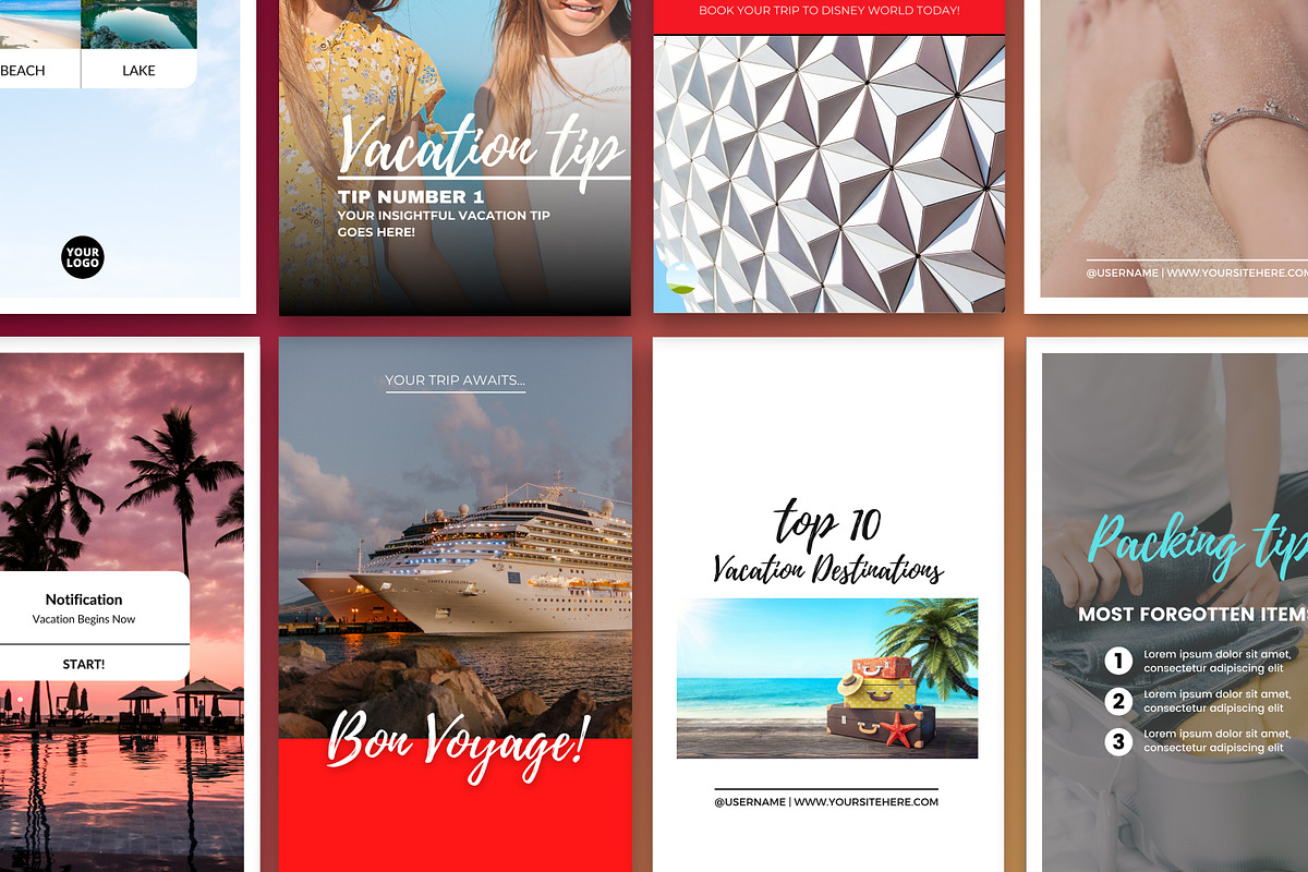 Travel Canva Instagram Stories, a Social Media Template by Mike Brennan Art & Design (Photo 2 of 3)