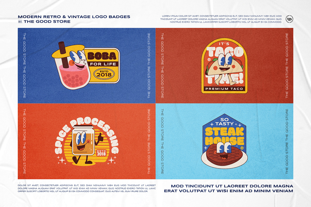 Illustration Logo Badges Bundle #2, a Branding & Logo Template by The Good Store (Photo 5 of 10)