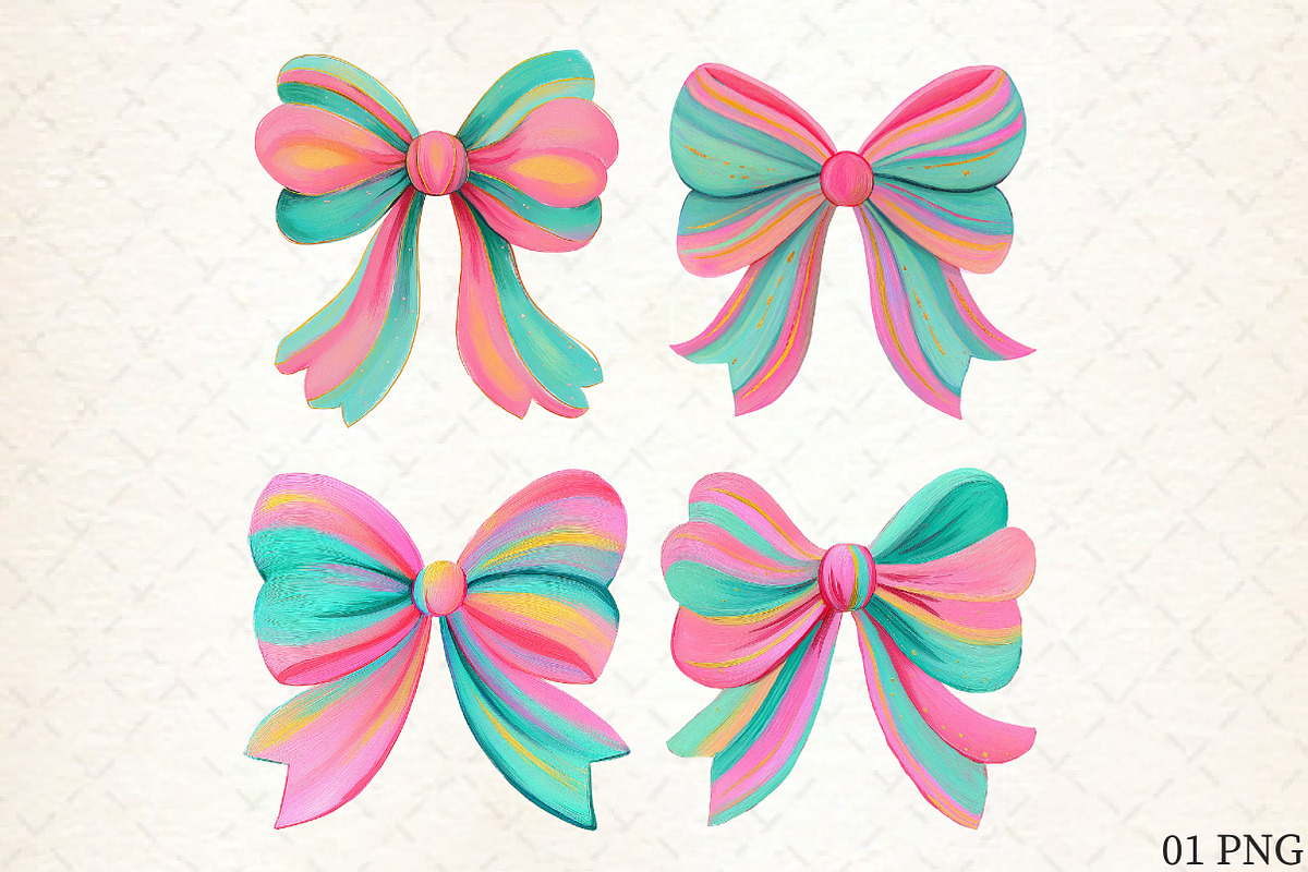 Coquette Brushstroke Bow PNG, an Illustration by Libby Wishes (Photo 1 of 6)