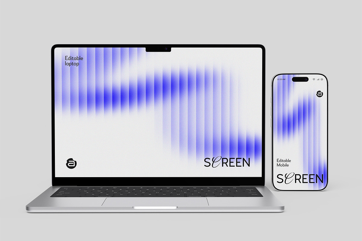 Laptop Macbook Screen Mockup Bundle, a Mac Mockup by graphypix (Photo 8 of 14)