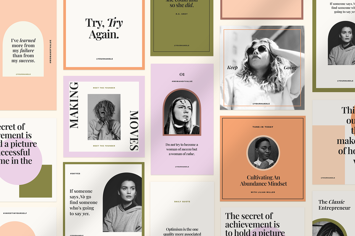 Entrepreneur Social Media Pack, a Social Media Template by North Eighth (Photo 7 of 13)